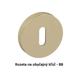 Rozetna kvaka AISHA / Zlatno mat