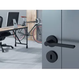 Rozetna kvaka BRIA / Crna mat