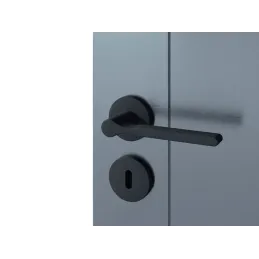 Rozetna kvaka BRIA / Crna mat