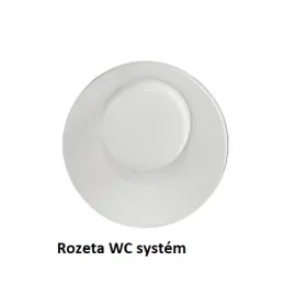 Rozetna kvaka BRIA / Mat bijela