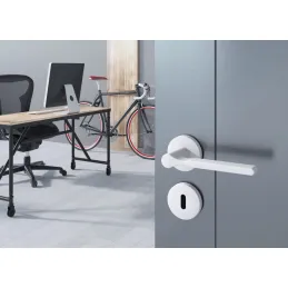 Rozetna kvaka BRIA / Mat bijela