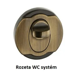 Rozetna kvaka DYLAN / Stara mjedi