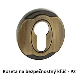 Rozetna kvaka DYLAN / Stara mjedi