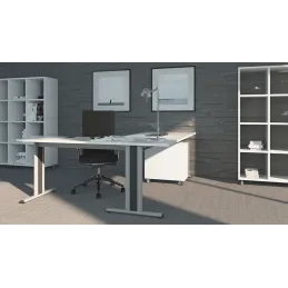 Noga stolnog konstrukcijskog DESK BAR TEMPO T 600 / siva