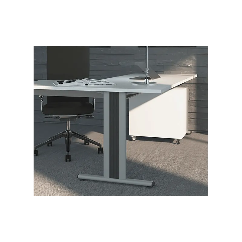 Noga stolnog konstrukcijskog DESK BAR TEMPO T 600 / siva