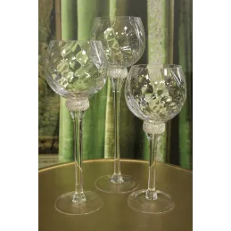 Set svijećnjaka na stalku EXCLUSIVE / Prozirno