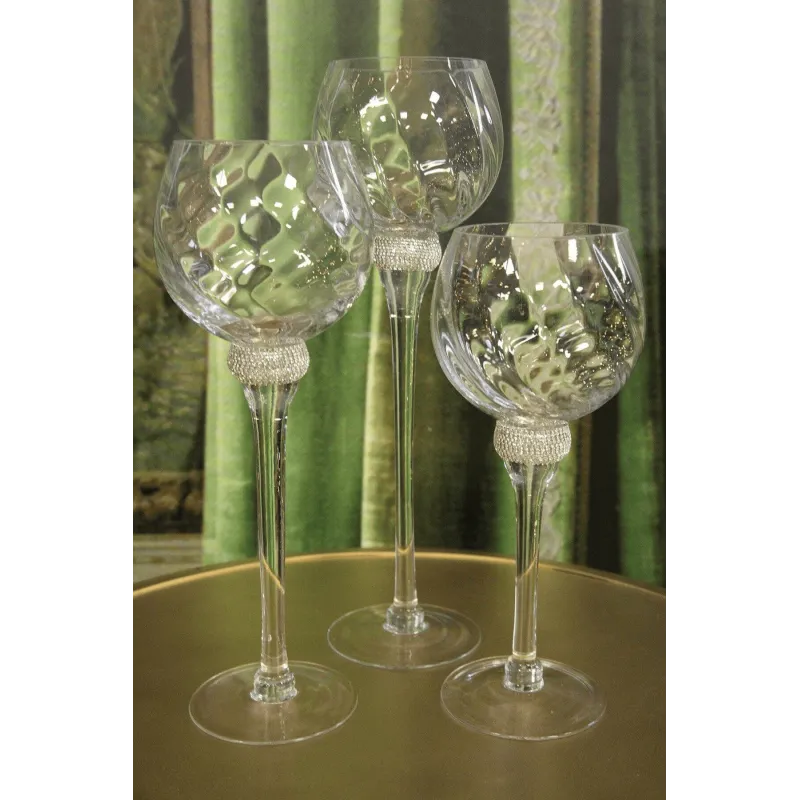 Set svijećnjaka na stalku EXCLUSIVE / Prozirno