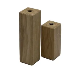 Drvena nožica za namještaj 45x45 AGOS / Lakirani hrast