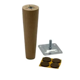 Drvena namještajna nožica D45 AGOS II / Sirovi hrast