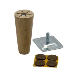 Drvena namještajna nožica D45 AGOS II / Sirovi hrast