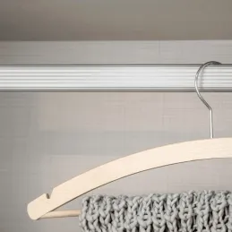 Set od 2 ovalne aluminijske vješalice sa držačima