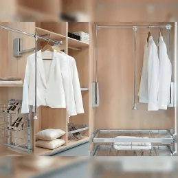 Sklopivi vješalica SUPERIOR / Krom