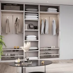 Izvlačna vješalica SUPERIOR / Bež