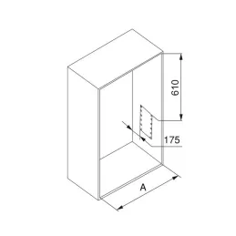 Preklopna vješalica SUPERIOR / Crna