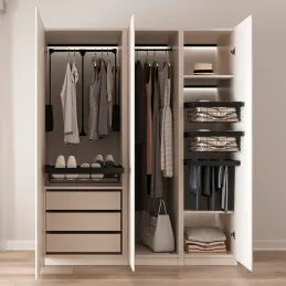 Preklopna vješalica SUPERIOR / Crna