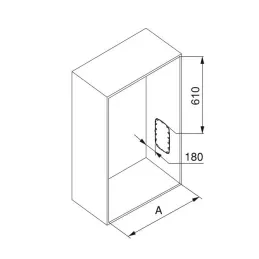 Preklopna vješalica DELUXE / Krom