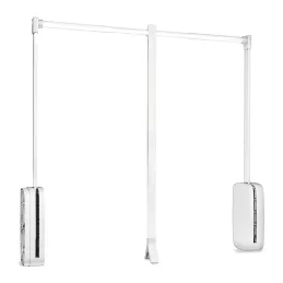Izvlačna vješalica DELUXE / Bijela