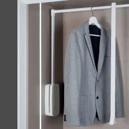 Izvlačna vješalica DELUXE / Bijela