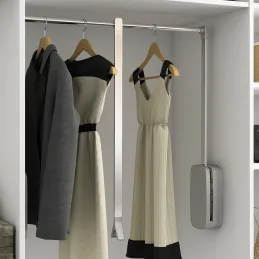 Podloga za vješalicu DELUXE - 2kom / Krom