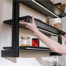 Modularni policejski sustav ZERO 900 mm / Crna mat