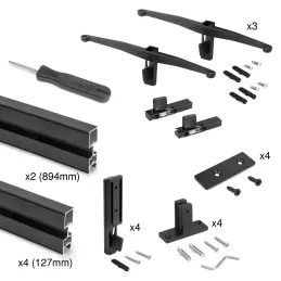 Modularni policejski sustav ZERO 900 mm / Crna mat