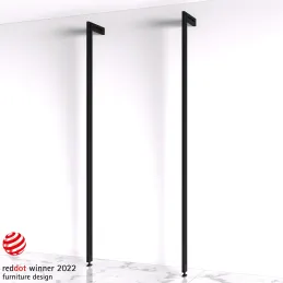 Modularni ormarni sustav ZERO 2115 mm - 2 stupa / Crna mat