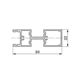 Modularni ormarni sustav ZERO 2115 mm - 3 stupa / Crna mat