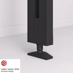 Set stropnih nosača za garderobni modularni sustav ZERO / Crna mat