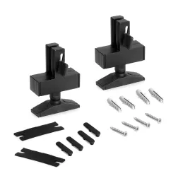 Set stropnih nosača za garderobni modularni sustav ZERO / Crna mat