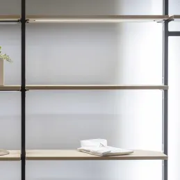 LED profil s difuzorom za garderobni modularni sustav ZERO / Crna mat