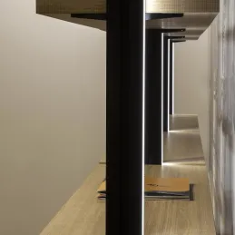 LED profil s difuzorom za garderobni modularni sustav ZERO / Crna mat