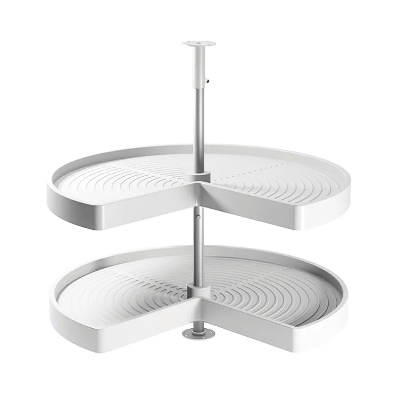 Karusel SHELVO 270° puna podloga / Bijela