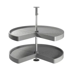 Karusel SHELVO 270° puno dno / Siva