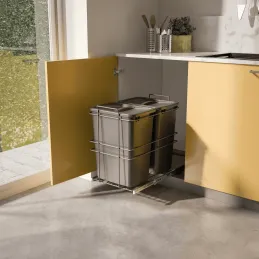 Izvlačiva kanta za otpad LIMITE 70L / Antracit