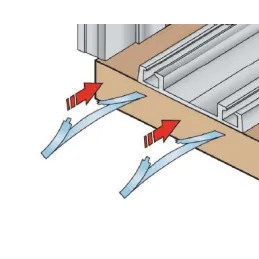 Kočnica za donju tračnicu RAMA metalna