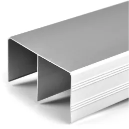 Set okova za dvostruka klizna vrata MODERN W RAMA - 2m / Aluminij