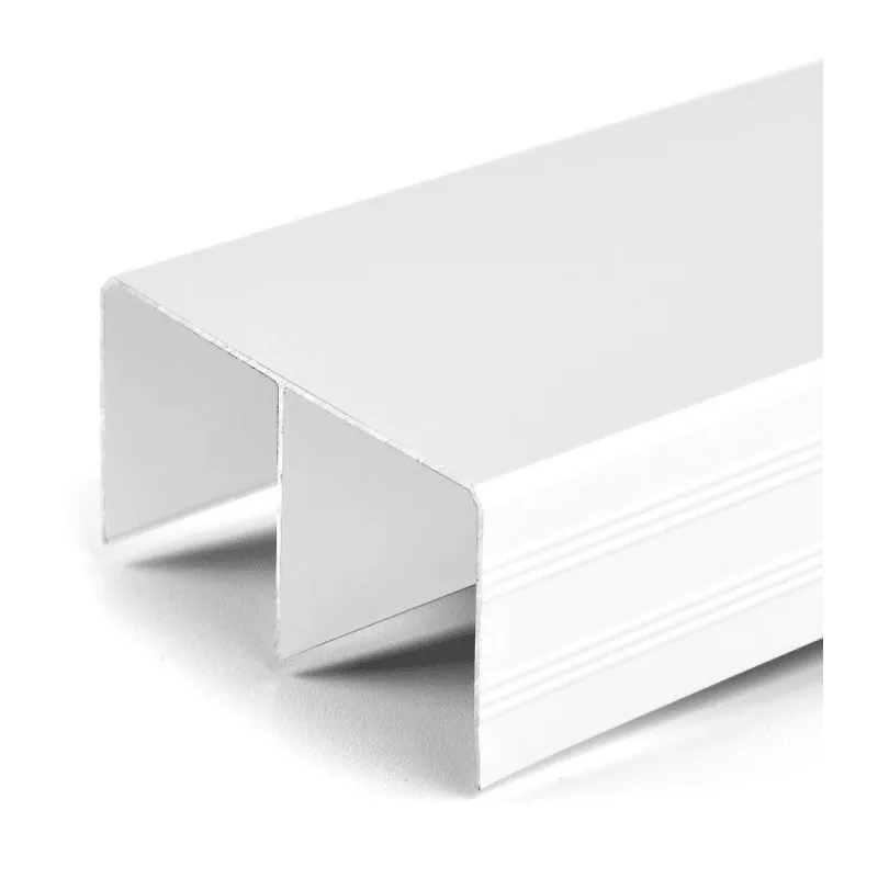 Gornja dvostruka tračnica 8842 / Mat bijela