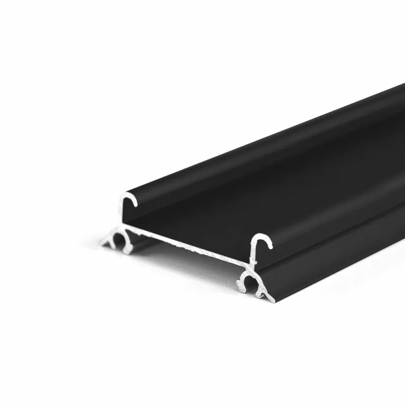 Donja tračnica GAMA 82093 / Crna mat