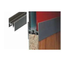 Spojna letvica RAMA staklo / Crna mat