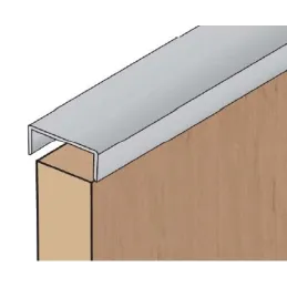 Završna letvica "C" 18 mm / Aluminij