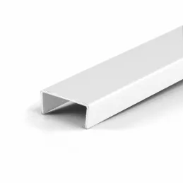 Završna letvica "C" 18 mm / Bijela mat