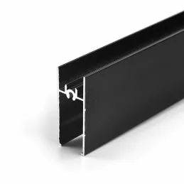 Gornji / donji vodoravni profil OKVIRA - Crna mat