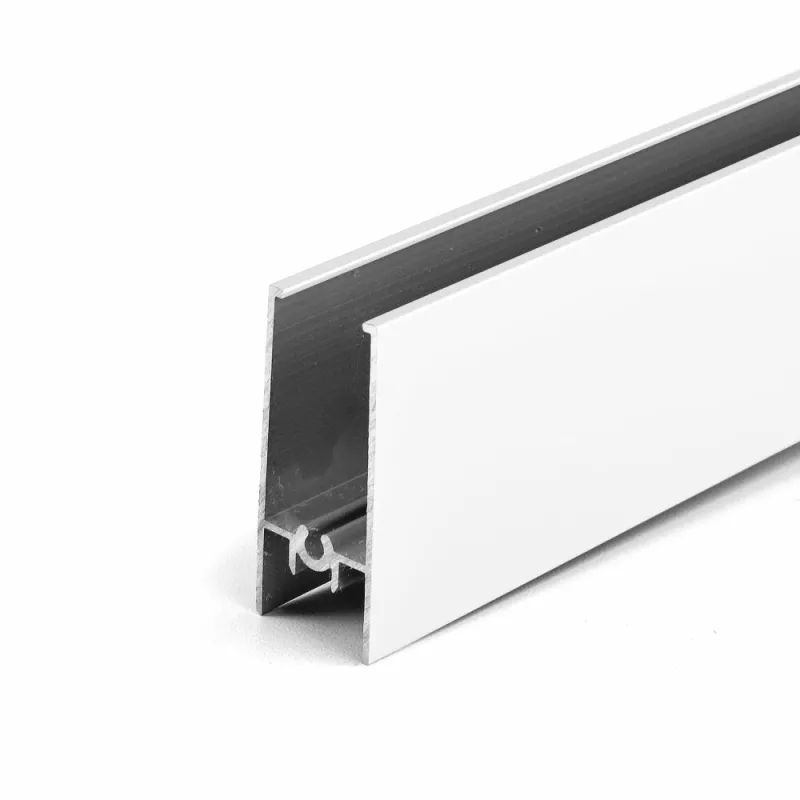 Gornji / donji vodoravni profil OKVIR - Bijela mat