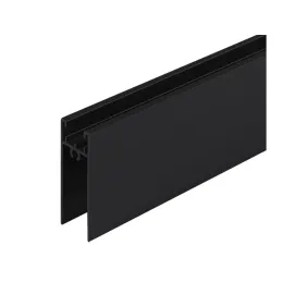 Donji vodoravni profil TWIN / Crna mat