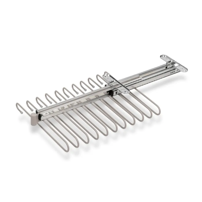 Izvlačiva vješalica za hlače ALMA / Bež