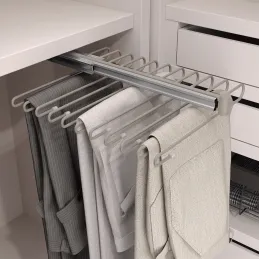 Izvlačiva vješalica za hlače ALMA / Bež