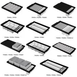 Izvlačni okvir s prigušivačem za sustav NEXUS / Crna mat