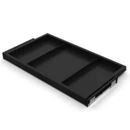 Izvlačna polica s ublaživačem NEXUS 860 - 894 mm / Crna mat