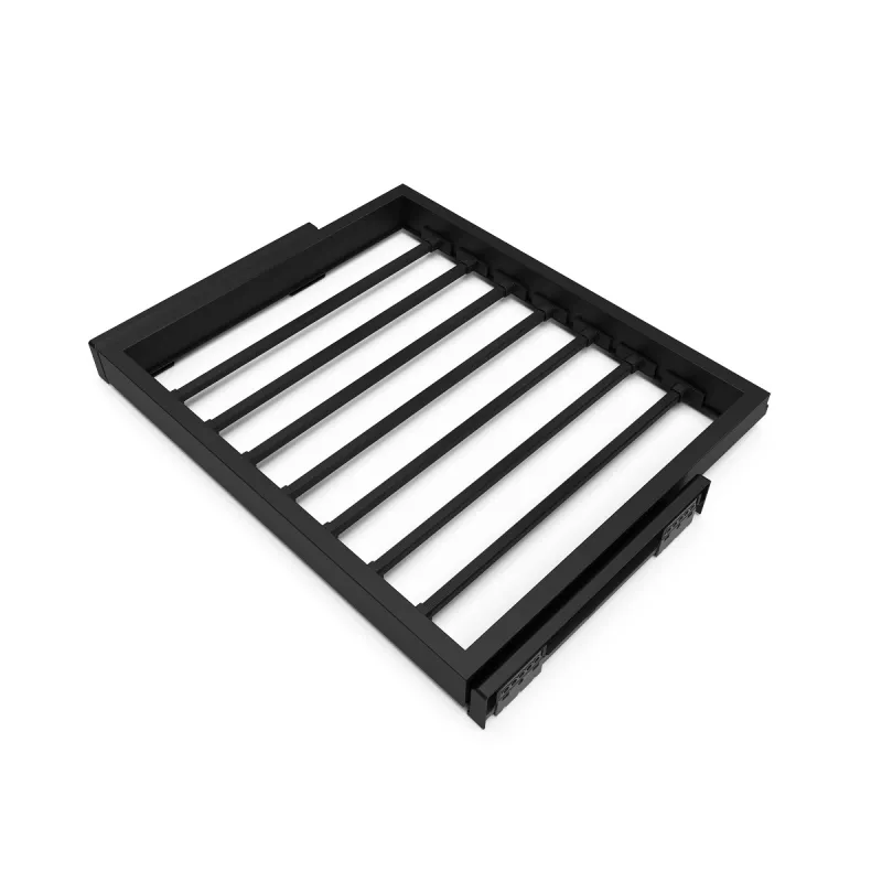 Izvlačni držač za hlače s ublaživačem NEXUS 560 - 594 mm / crna mat
