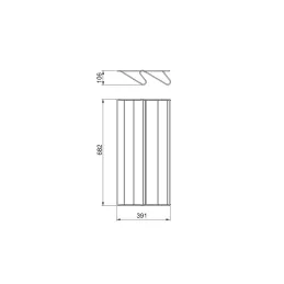Žičani stalak za cipele za sustav NEXUS / Bež